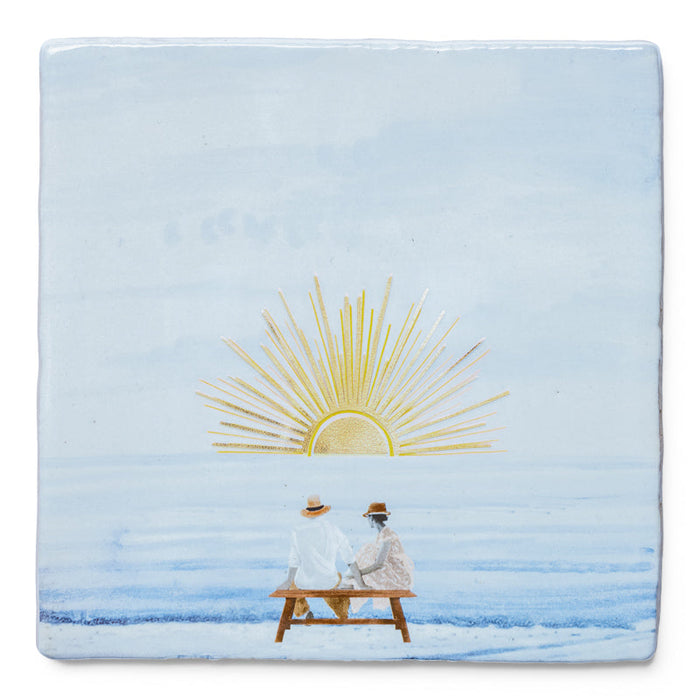 Storytiles - "Watching the sunset together" GOLD  lille