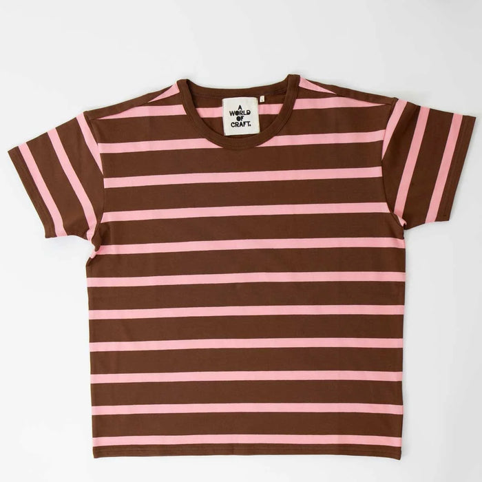 T-Shirt - Brown/Rose