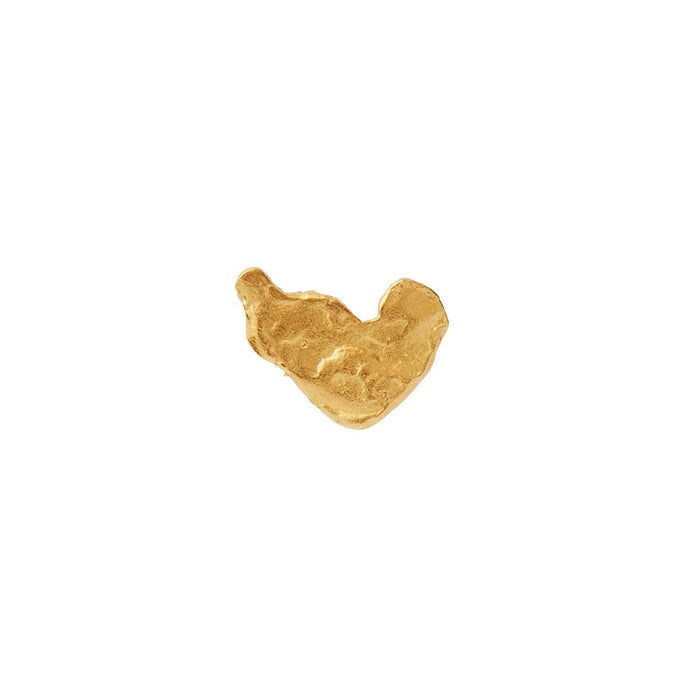Petit Golden Splash Earring Disco Heart