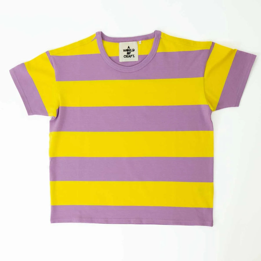 T-Shirt - Yellow/Lilac