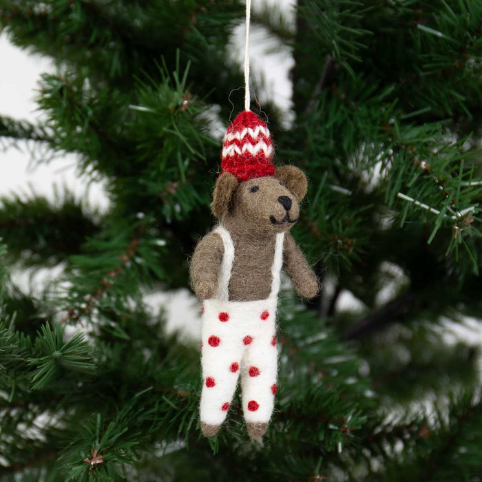 Bear With Dotted Pants