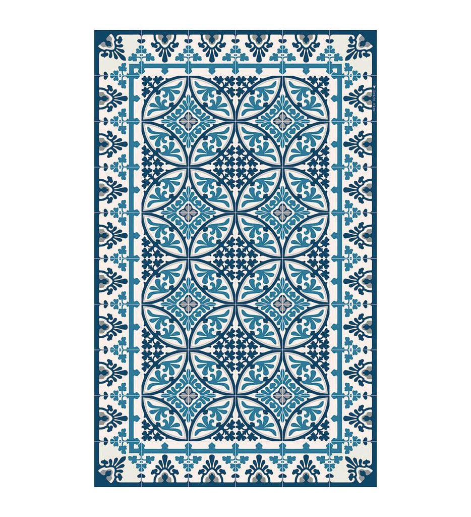Vinyl måtte - Barcelona Blue