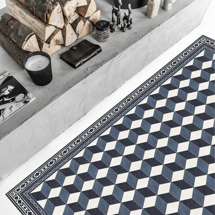 Vinyl måtte - Bauhaus Indigo Concrete