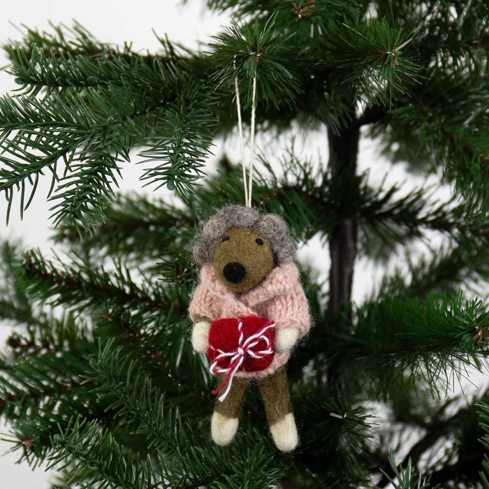Bear With Christmas Present