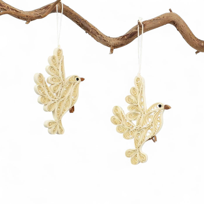 Quilled Dove x 2 stk