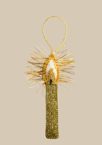 Christmas Candle - Gold