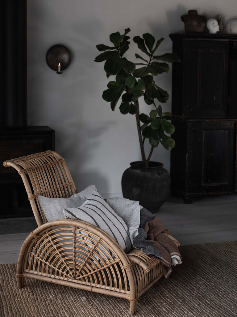 Melvin Taupe Stripe - Pudebetræk