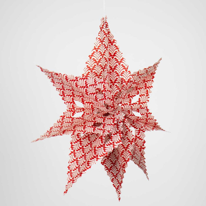 Star - offwhite/Rød