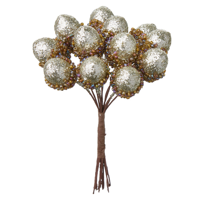 Mini Berries Acorn Silver