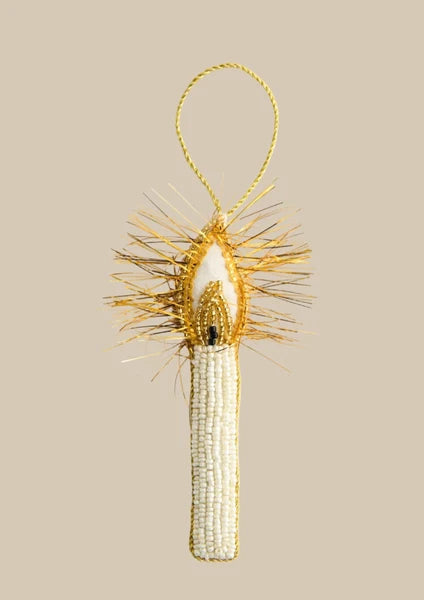 Christmas Candle - Pearl
