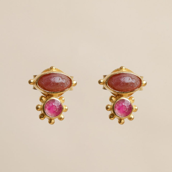 Stud -  Guarani rhodonite