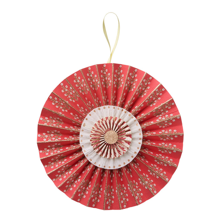 Paper Rosette Samira Ø26cm Scarlet