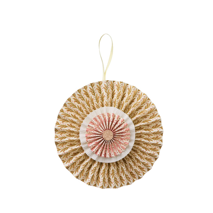 Paper Rosette Naya Ø20cm Tea Rose